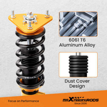 Tuning Coilover Kits compatible for Mazda 3 2004-2013 Adjustable Height Struts Shocks Lowering Kit
