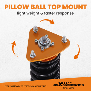 Coilover Suspension Kit compatible for Mazda 3 Hatchback 2004-09 Adj. Height Struts Shocks lowering kit