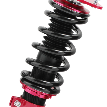 Compatible for Mazda 2004-2013 Adjust Height Red Assembly Coilovers Shock Struts Kit Lowering Kit