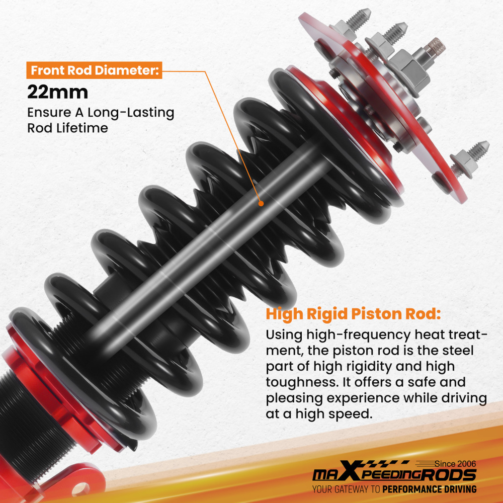 Performance Coilovers compatible for Mazda 3 BL BK 2WD Mazdaspeed 3 MZR MPS Shock Strut