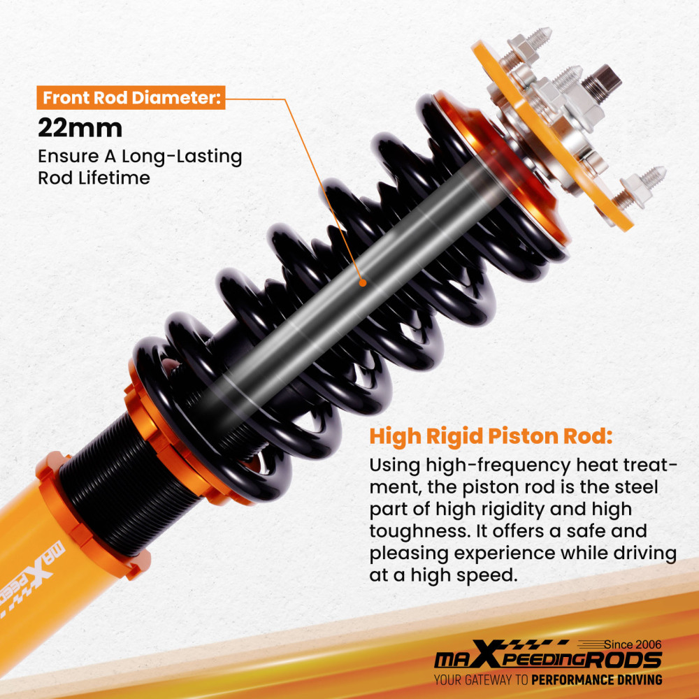 Coilovers Suspension Kit compatible for Mazda Mazda6 2003-2007 Coilovers Suspension Struts Set Lowering Kit