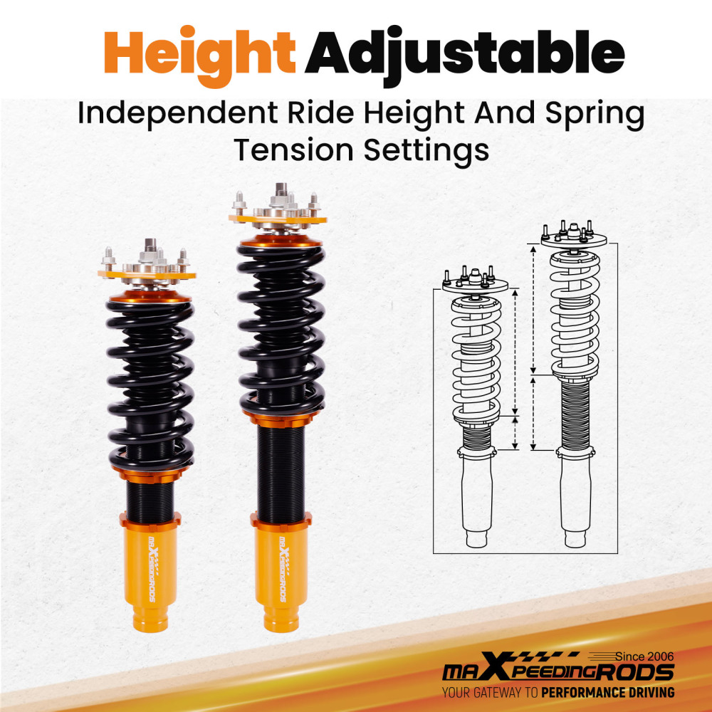 Coilovers Suspension Kit compatible for Mazda Mazda6 2003-2007 Coilovers Suspension Struts Set Lowering Kit