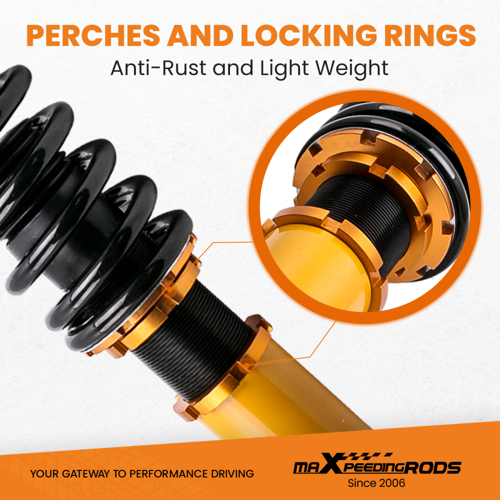 KIT SUSPENSION COMBINE FILETE compatible pour Mazda 6 /mazdaspeed6 Réglable Amortisseurs