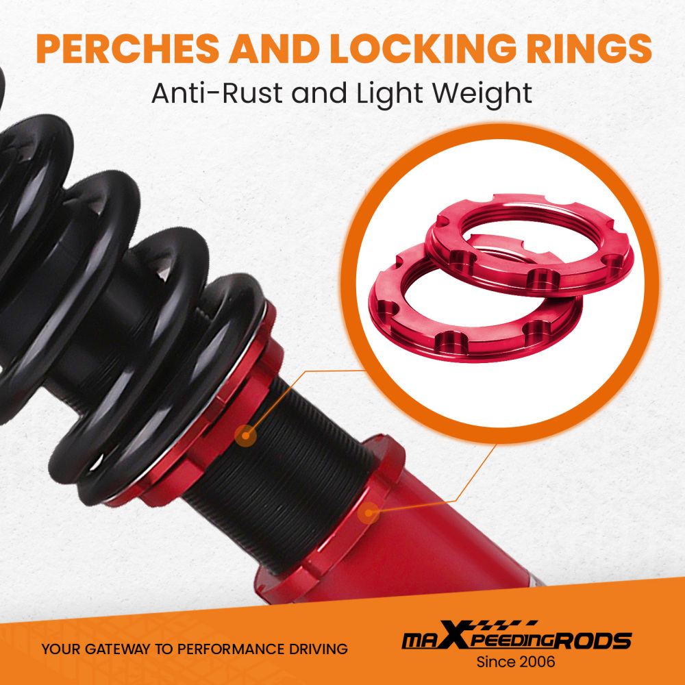 MaXpeedingrods Street Coilovers Kit compatible for Mazda 6 Mazda6 03-07 Adj Height Struts