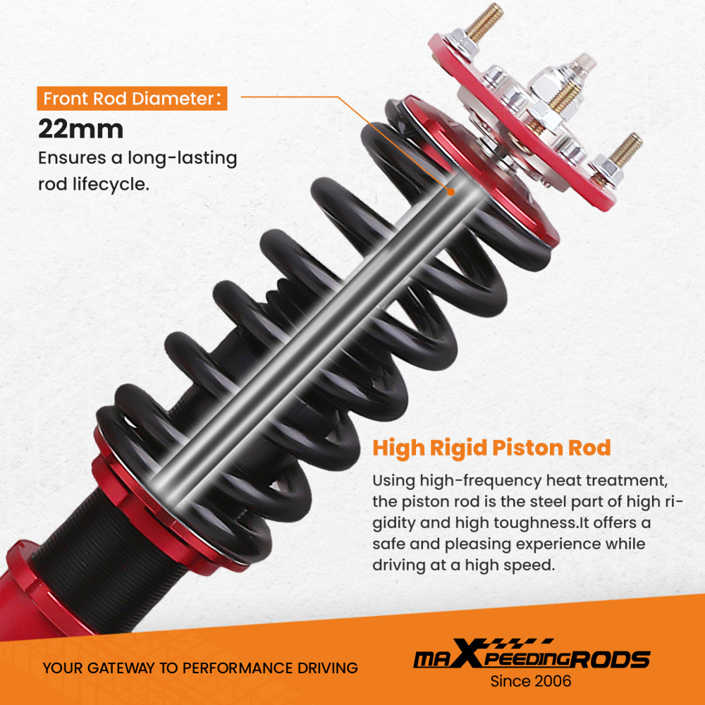 24 Ways Rebound Damping Coilovers Coilover compatible for Mazda 6 2003-2006 GG Sedan Wagon