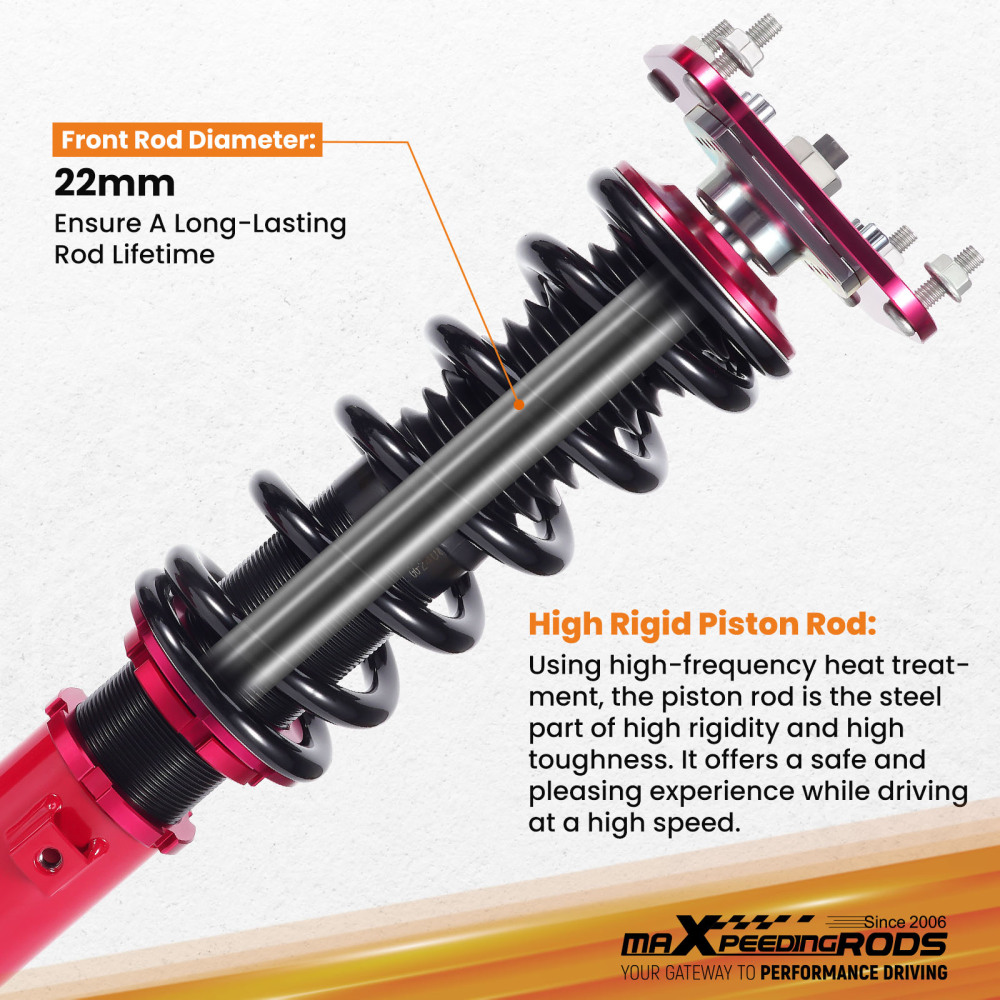 Coilovers Kits compatible for Mazda Savanna RX7 RX-7 1986-91 FC3S Adj Height Shock Absorber