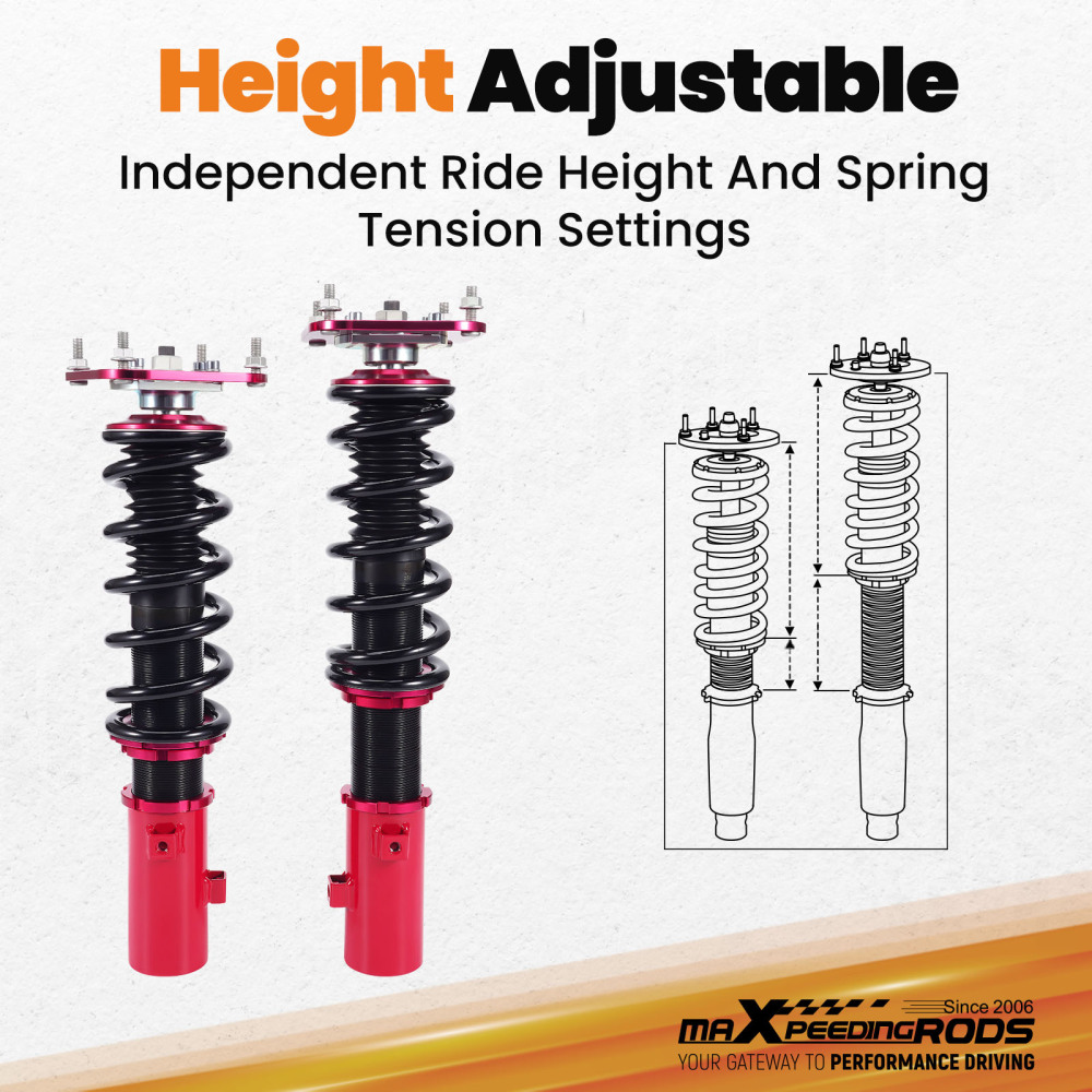 Coilovers Kits compatible for Mazda Savanna RX7 RX-7 1986-91 FC3S Adj Height Shock Absorber