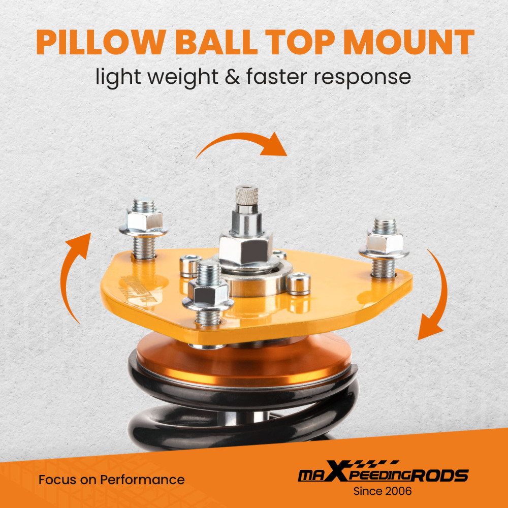 Coilovers Lowering Suspension Kit compatible for Mazda RX-8 RX8 2004-2011 Adj. Damper