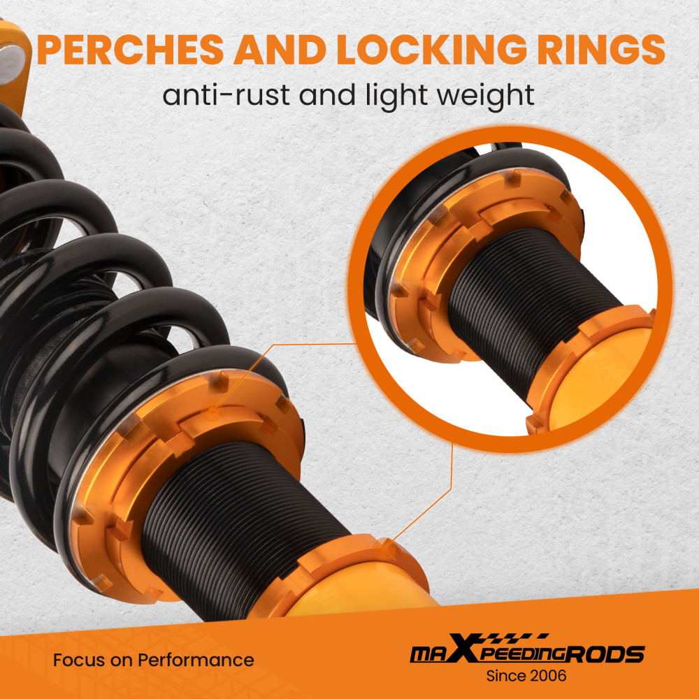 Coilovers Lowering Suspension Kit compatible for Mazda RX-8 RX8 2004-2011 Adj. Damper