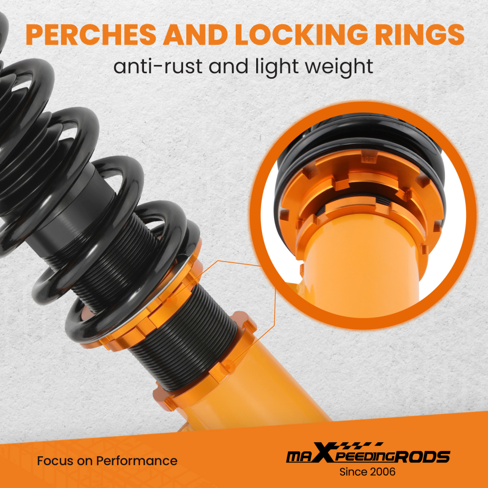 Coilovers Set compatible for Mitsubishi Eclipse 4G 06-12 Galant DJ 04-12 Adjustable Damper