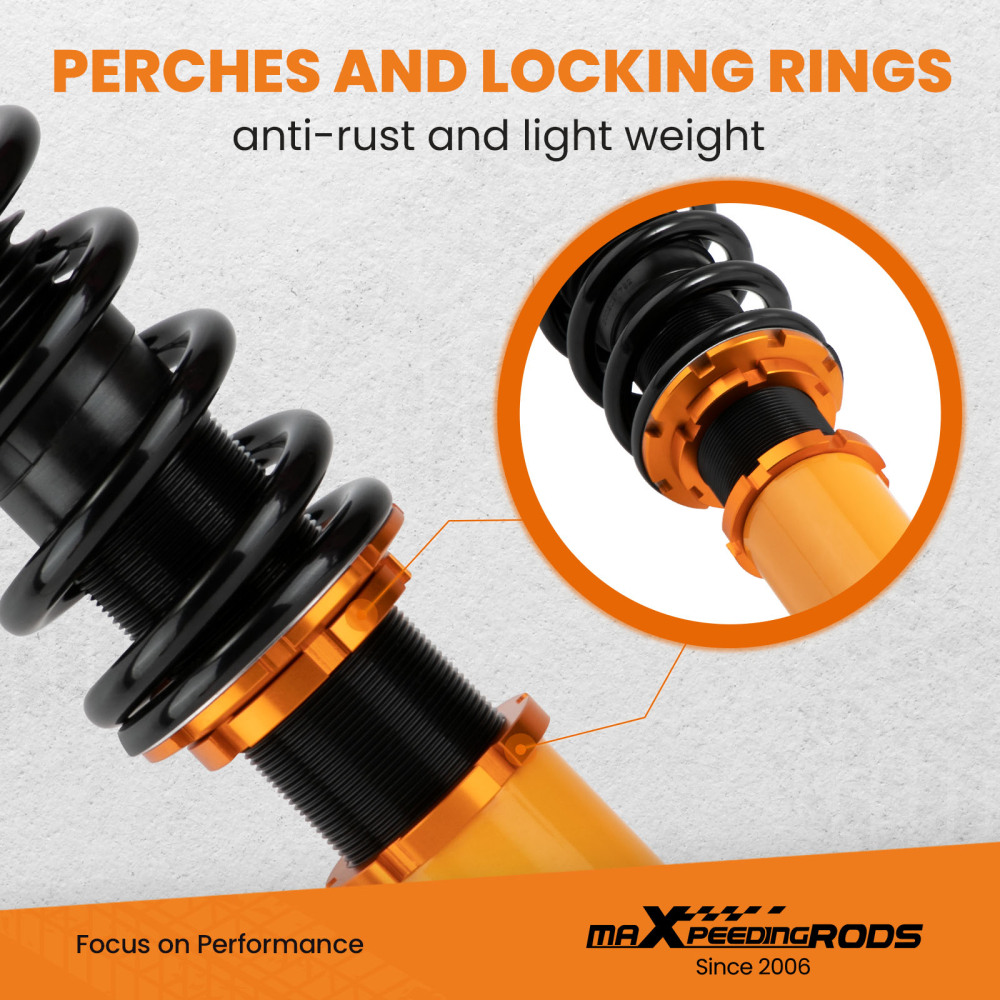 Compatible for Mitsubishi Eclipse 4G 2006-2012 Galant DJ  2004-2012 Performance Coilover Shock Strut Kit  Lowering Kit