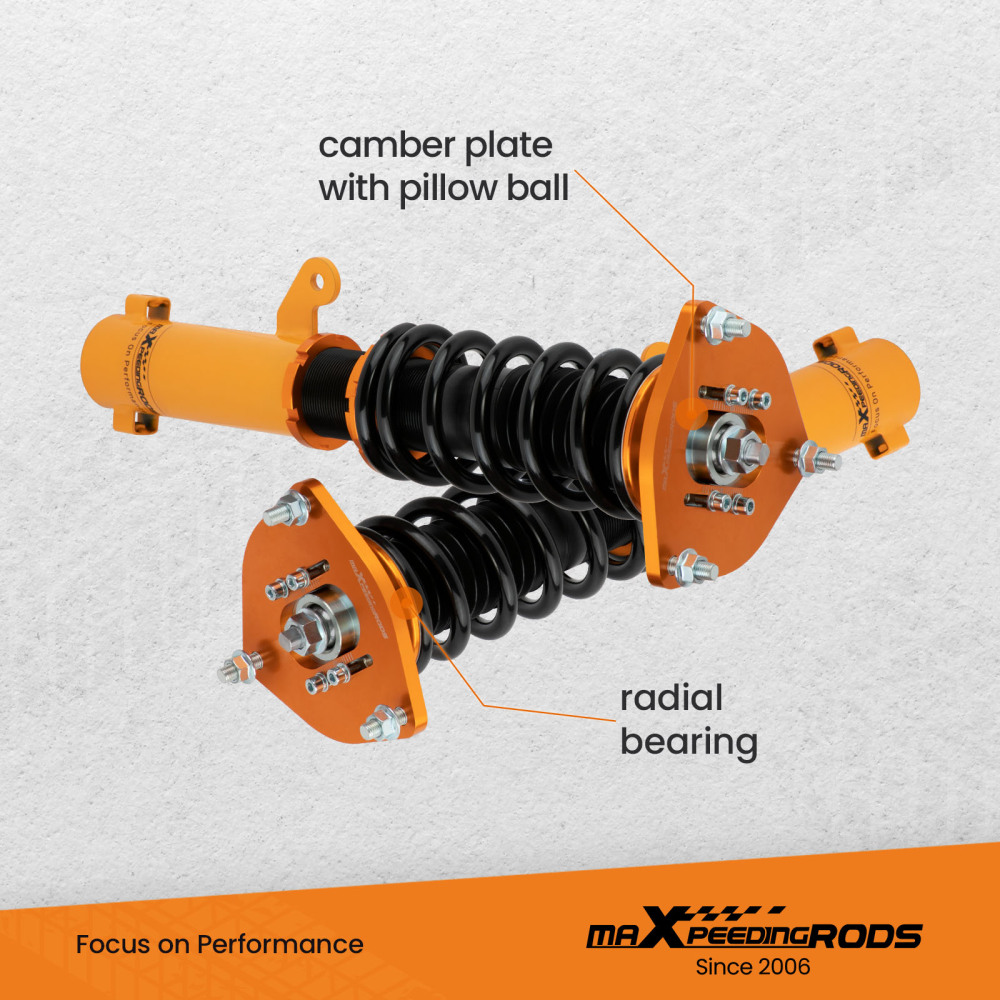 Compatible for Mitsubishi Eclipse 4G 2006-2012 Galant DJ  2004-2012 Performance Coilover Shock Strut Kit  Lowering Kit