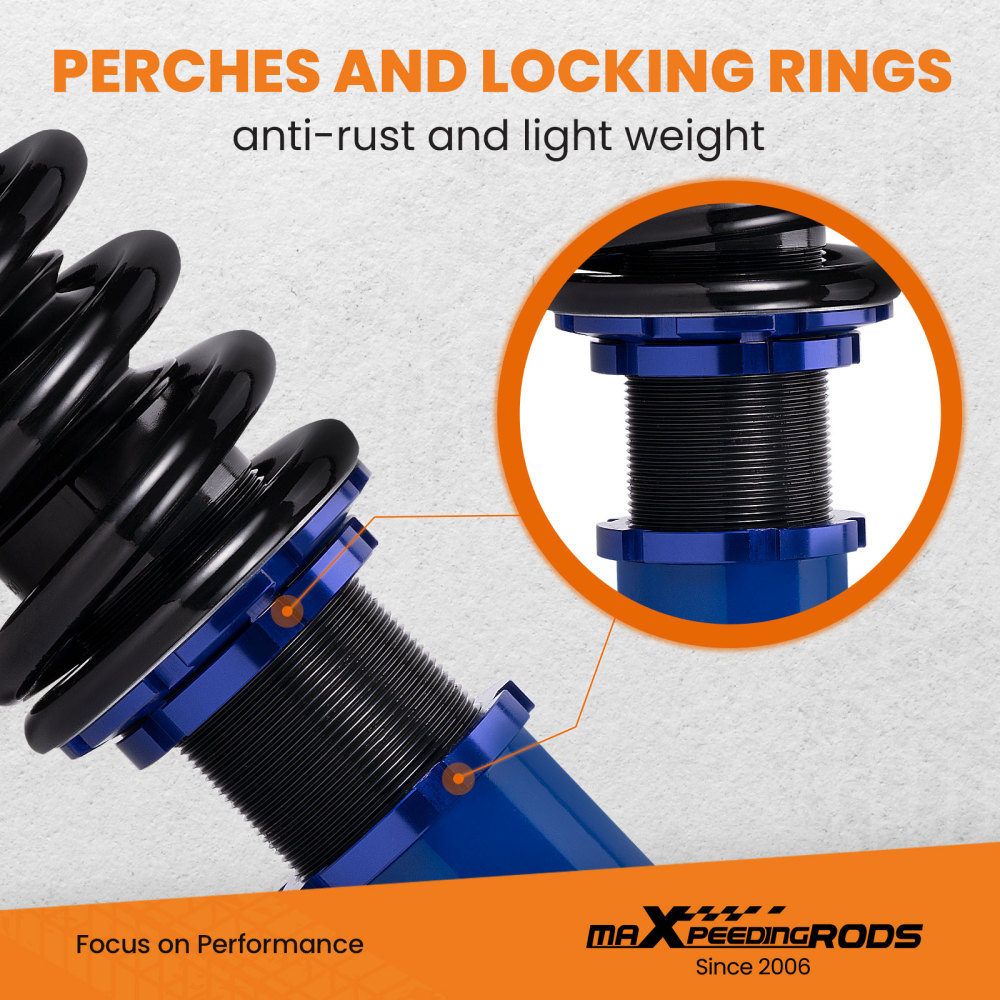 Compatible for Mitsubishi Eclipse 95-99 Galant 94-98 Adj Height Coilovers Suspension Kit 