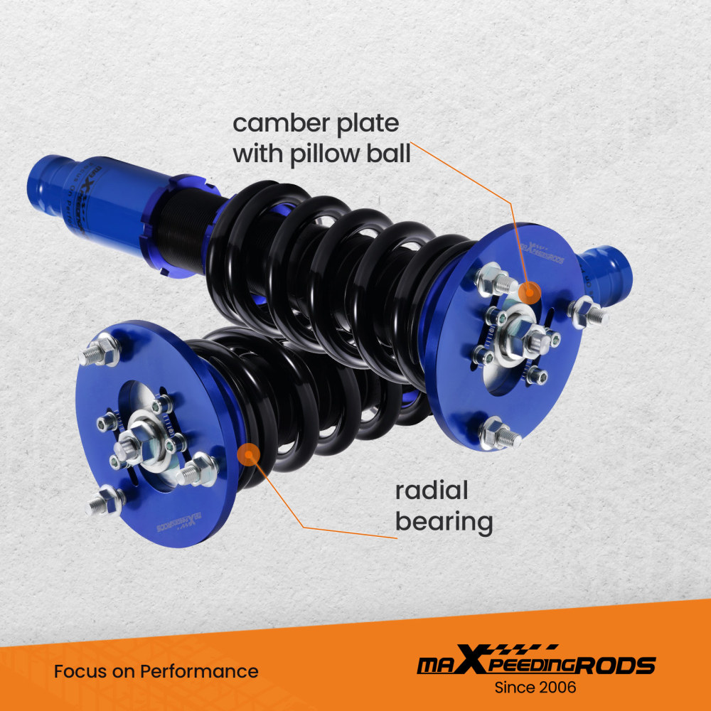 Compatible for Mitsubishi Eclipse 95-99 Galant 94-98 Adj Height Coilovers Suspension Kit 