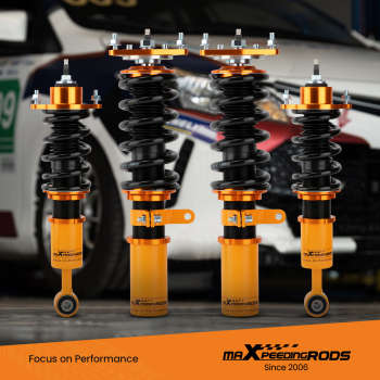 Coilover Lowering Kit Compatible for Mitsubishi Lancer 2008-2016 Adjustable Damper(Set of 4)