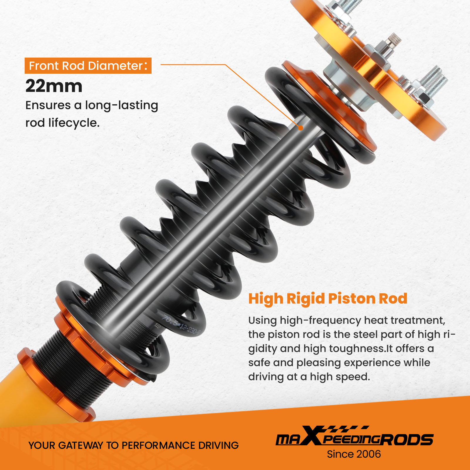 Coilovers Suspension Kits compatible for Ford Mustang 4th 24