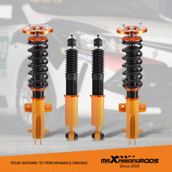 Compatible for Ford Mustang 2005-2014 Assembly Coilovers Kits Adj. Height and Mounts lowering kit