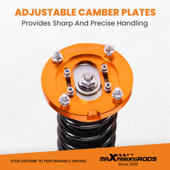 Compatible for Ford Mustang 2005-2014 Assembly Coilovers Kits Adj. Height and Mounts lowering kit