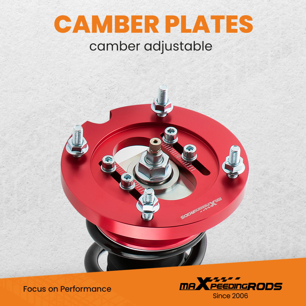 Compatible for Ford Mustang Convertible Sedan 05-14 Coilovers Shock Kits 24 Ways Adj Damper lowering kit