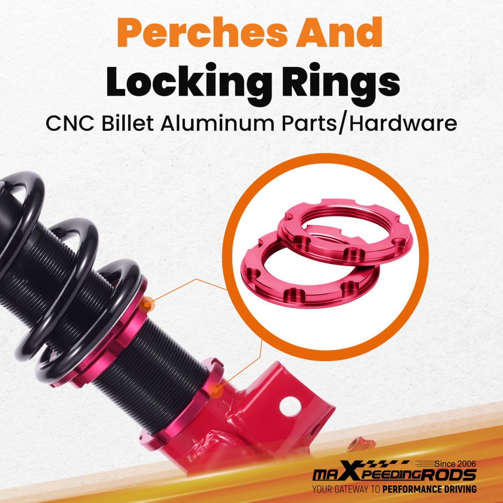 MaXpeedingrods Coilovers Adjustable Lowering Kit compatible for Ford Mustang 2015-2023