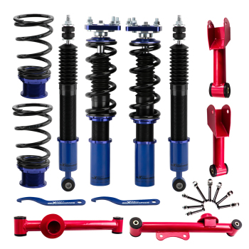 Coilovers Shock Absorbers compatible for Ford Mustang 4th 1994-2004 Adj. Height+Control Arm