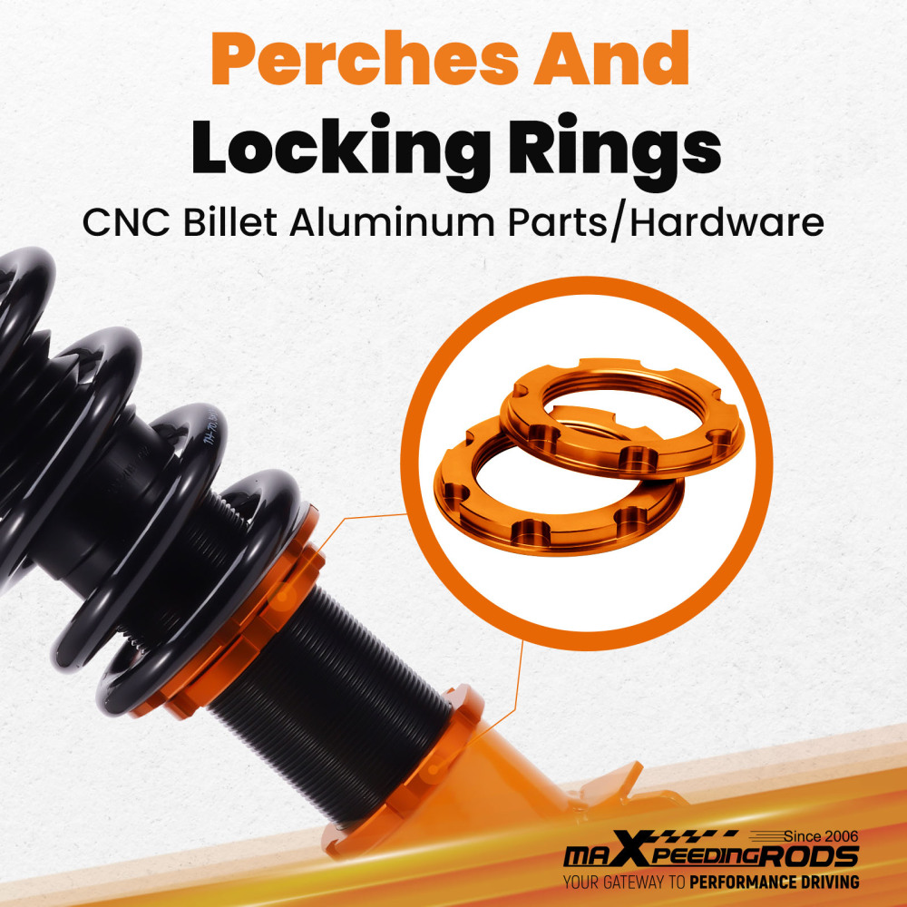 Bobine regolabili in altezza compatibile per Ford Mustang 94-04 Sospensioni con ammortizzatori Lowering Kit