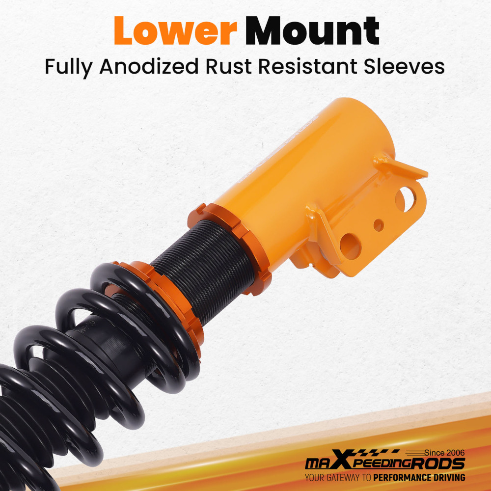 Adjustable HeightMounts Racing Coilovers Kits compatible for Ford Mustang 1994-2004