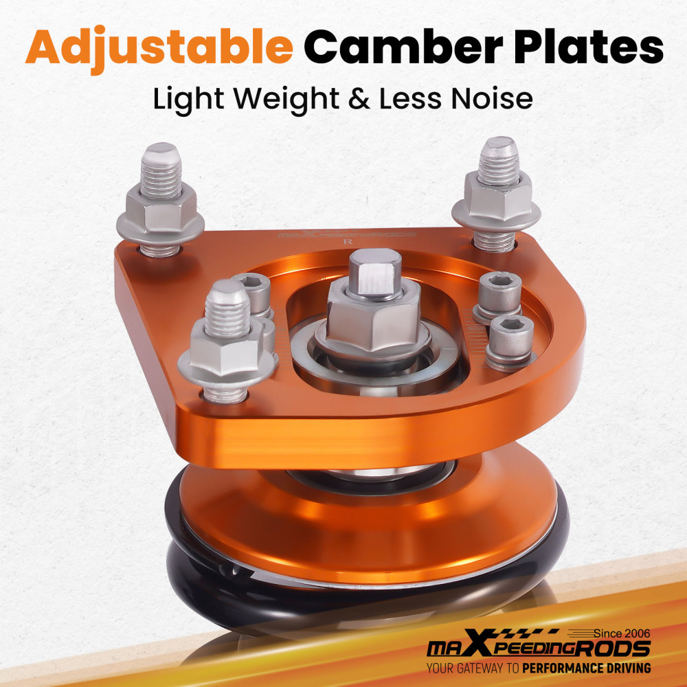 Adjustable HeightMounts Racing Coilovers Kits compatible for Ford Mustang 1994-2004