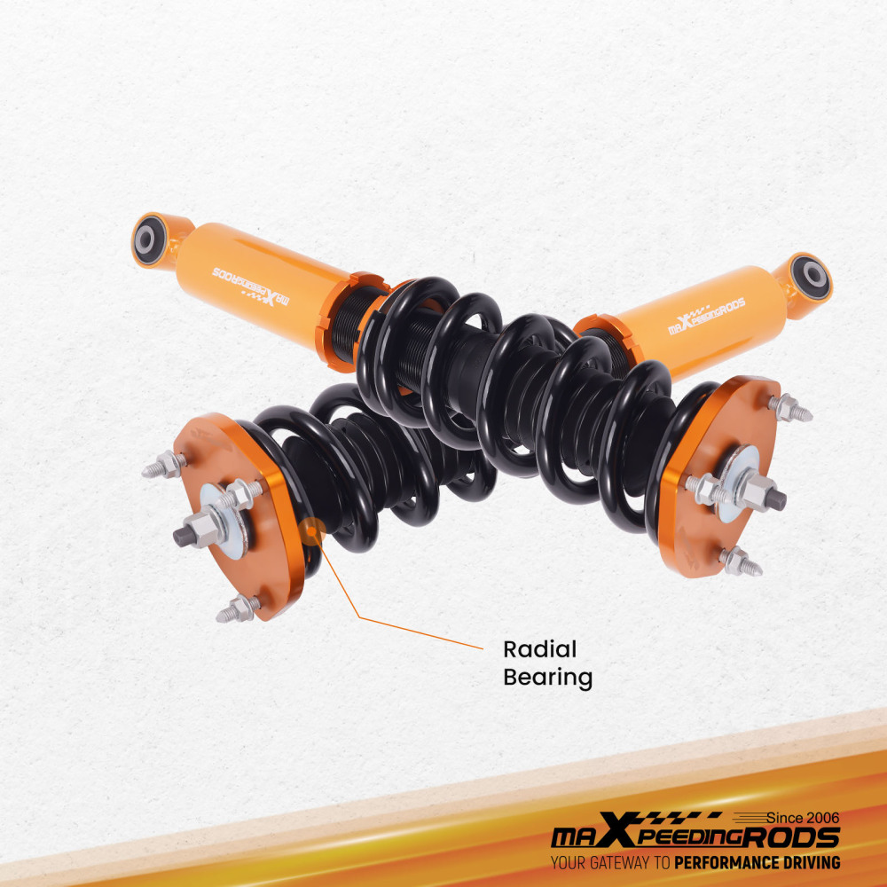 Adjustable HeightMounts Racing Coilovers Kits compatible for Ford Mustang 1994-2004