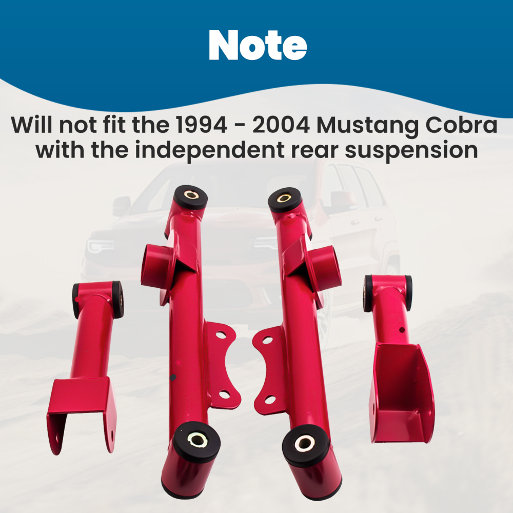 Racing Coilovers Kits compatible for Ford Mustang 4th 94-04 Adj. Height+ Control Arm