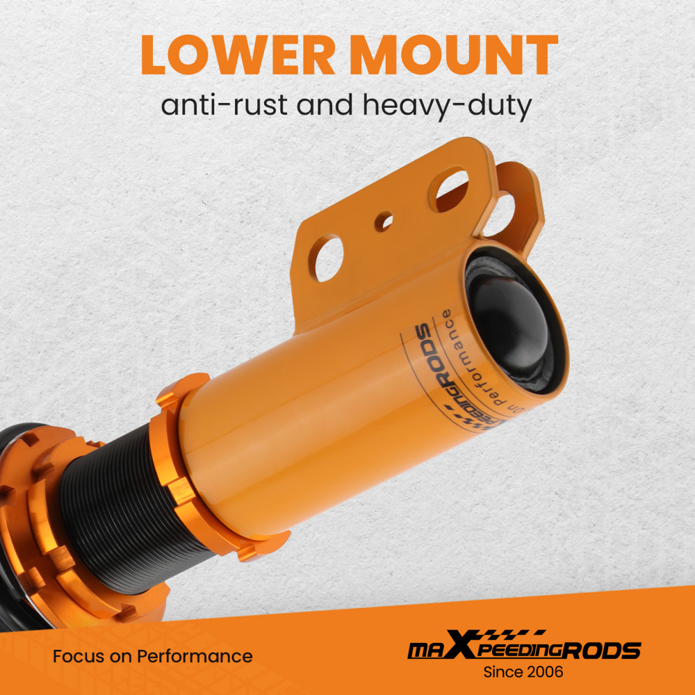 Compatible for FORD Mustang GT SN95 Convertible/Coupe 1994-2004 Coilovers Kits 4 Adjustable Height Mounts Racing lowering kit