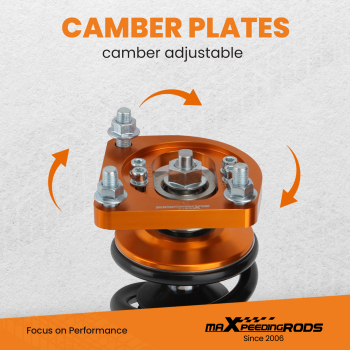 Compatible for FORD Mustang GT SN95 Convertible/Coupe 1994-2004 Coilovers Kits 4 Adjustable Height Mounts Racing lowering kit