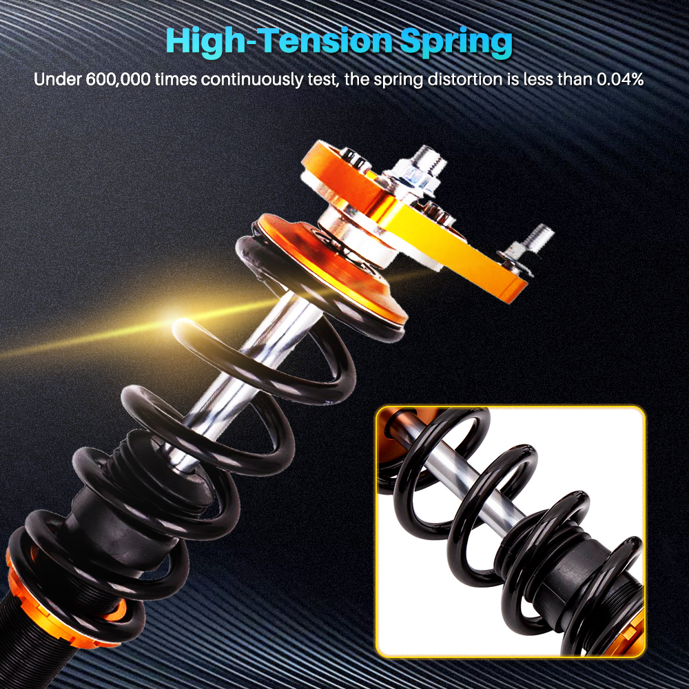 Compatible for FORD Mustang Base SN95 1994-2004 Adj. Height and Mounts / Rear Control Arm Coilover Kits  lowering kit