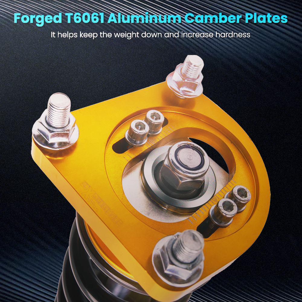 Compatible for FORD Mustang Base SN95 1994-2004 Adj. Height and Mounts / Rear Control Arm Coilover Kits  lowering kit