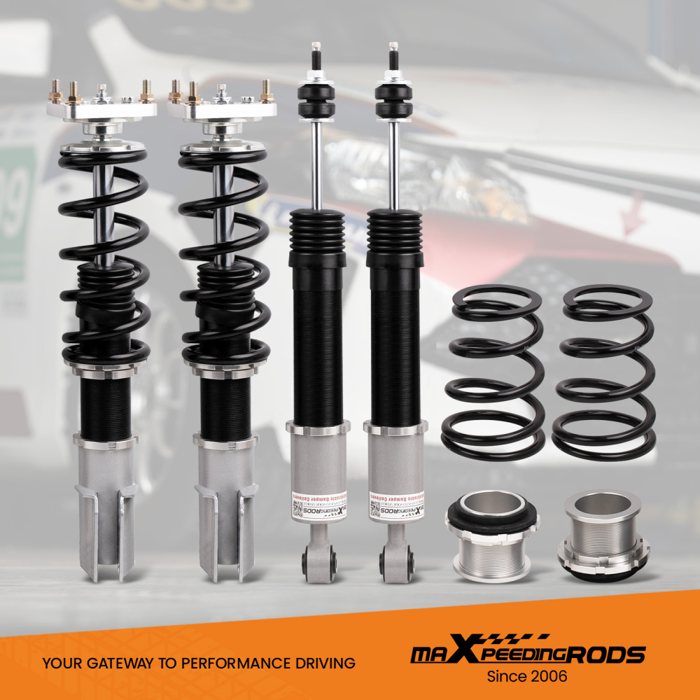 Coilovers Suspension Kit compatible for Ford Mustang 94-04 4th 24 Ways Adj. Damper Shock lowering kit