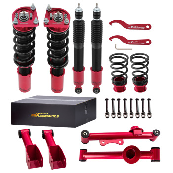 Amortisseurs Combinés Filetés+ Kit de bras de contrôle arrière compatible pour FORD Mus