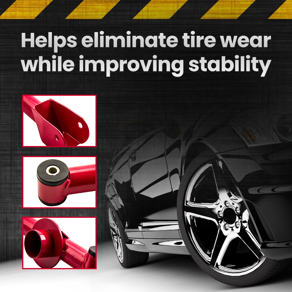 Amortisseurs Combinés Filetés+ Kit de bras de contrôle arrière compatible pour FORD Mus