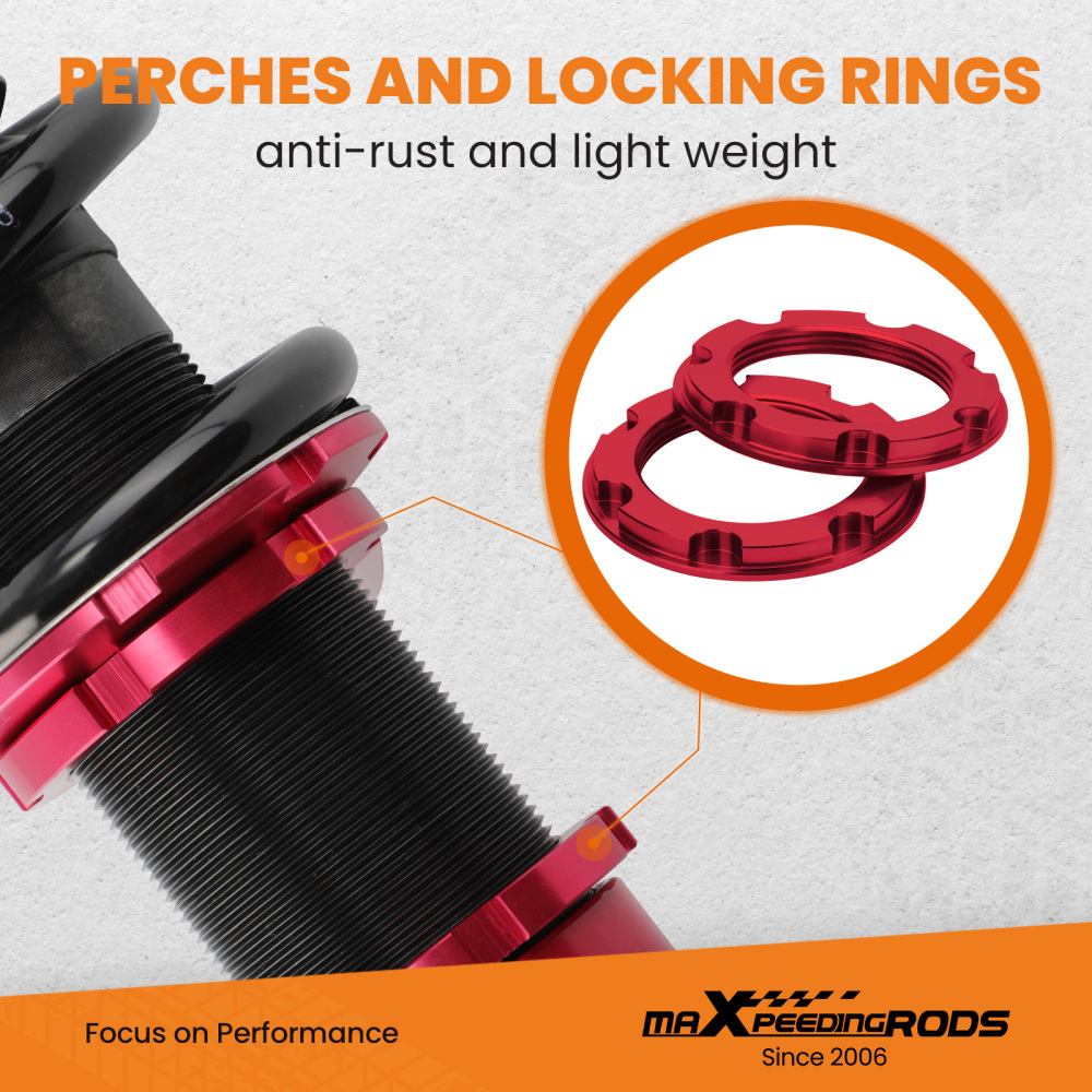 1994 - 2004 compatible for Ford Mustang GT Convertible 4th 24 Ways Adjustable Damper Coilovers Kits