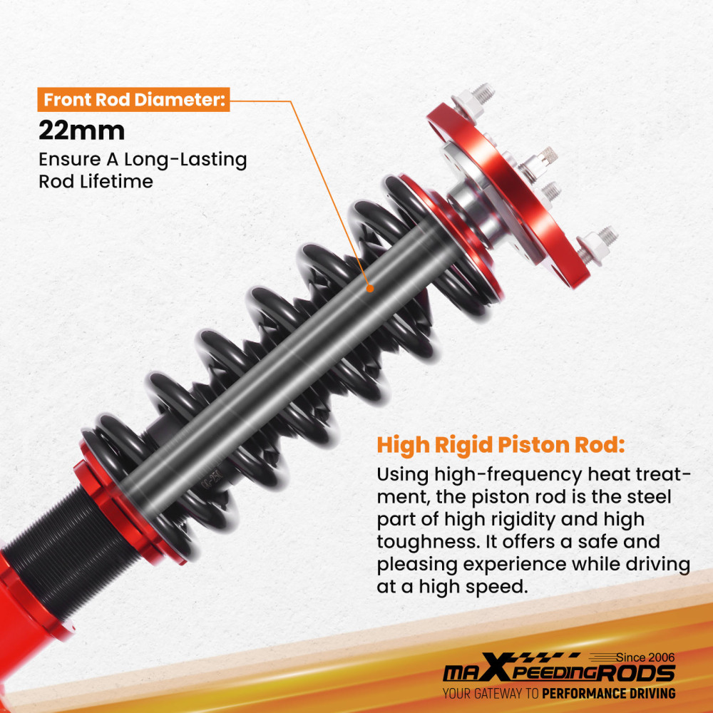 Coilover Kit compatible for Ford Mustang 1994-2004 SN95 Suspension Springs Shock