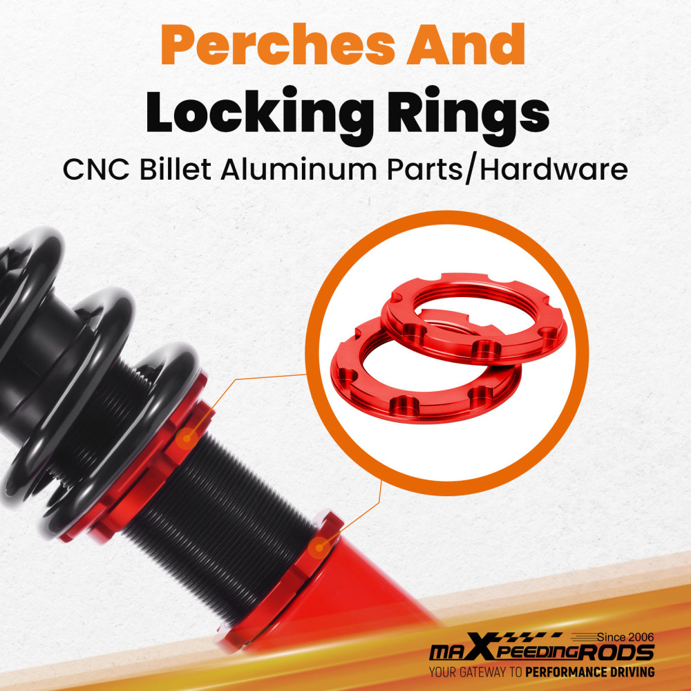 Coilover Kit compatible for Ford Mustang 1994-2004 SN95 Suspension Springs Shock