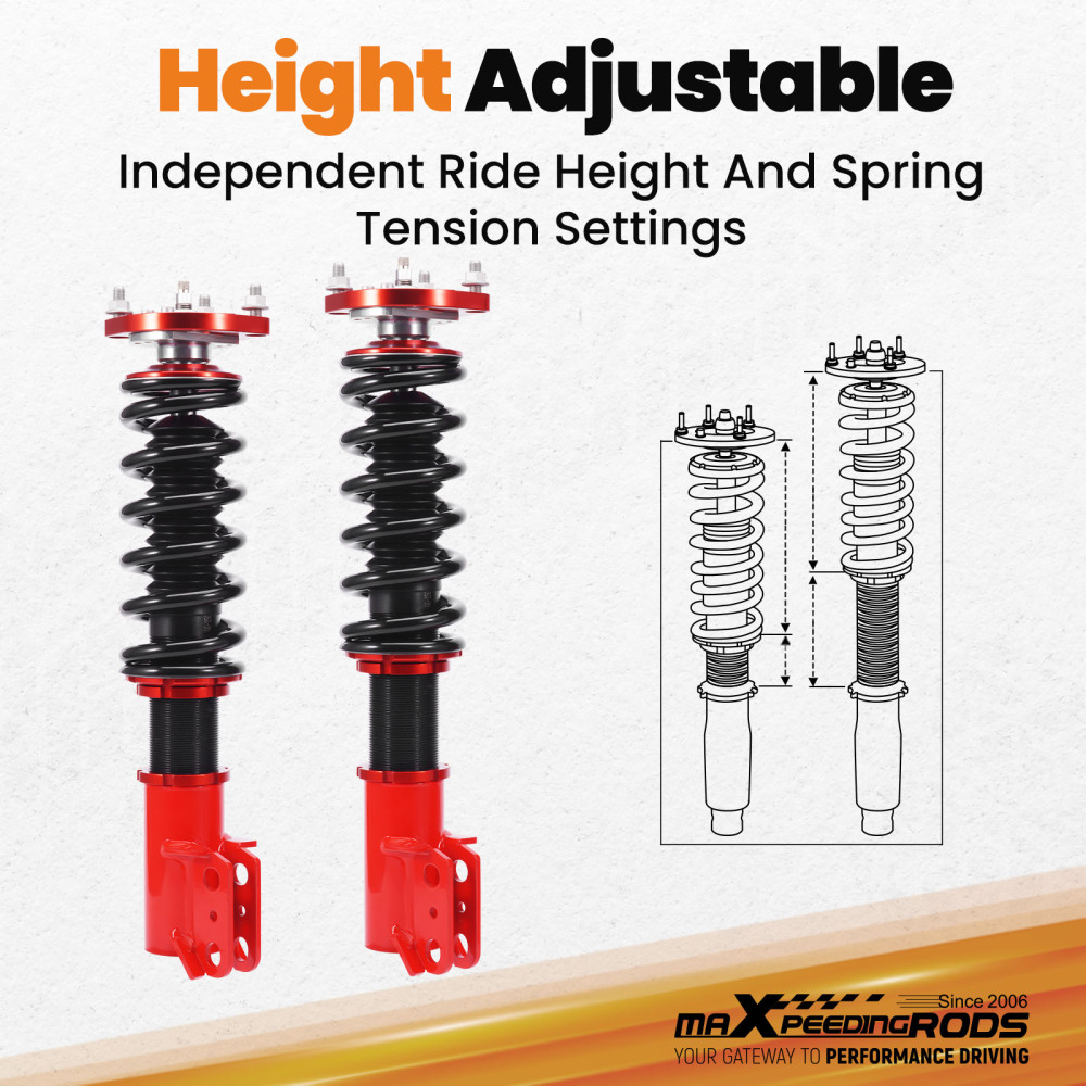 Coilover Kit compatible for Ford Mustang 1994-2004 SN95 Suspension Springs Shock