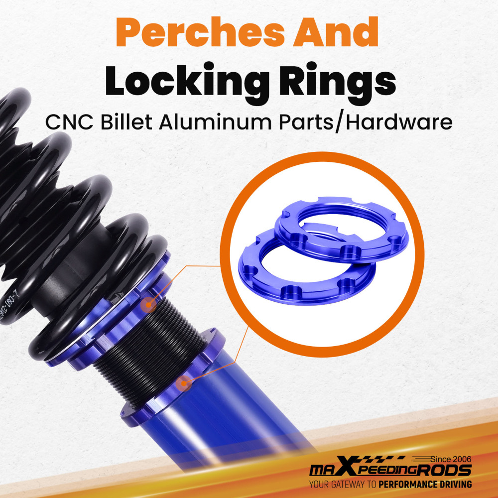 Compatible for Mazda Miata MX5 1989 - 2005 NA Shock Absorber Coil Spring Strut Coilovers Lowering Kit