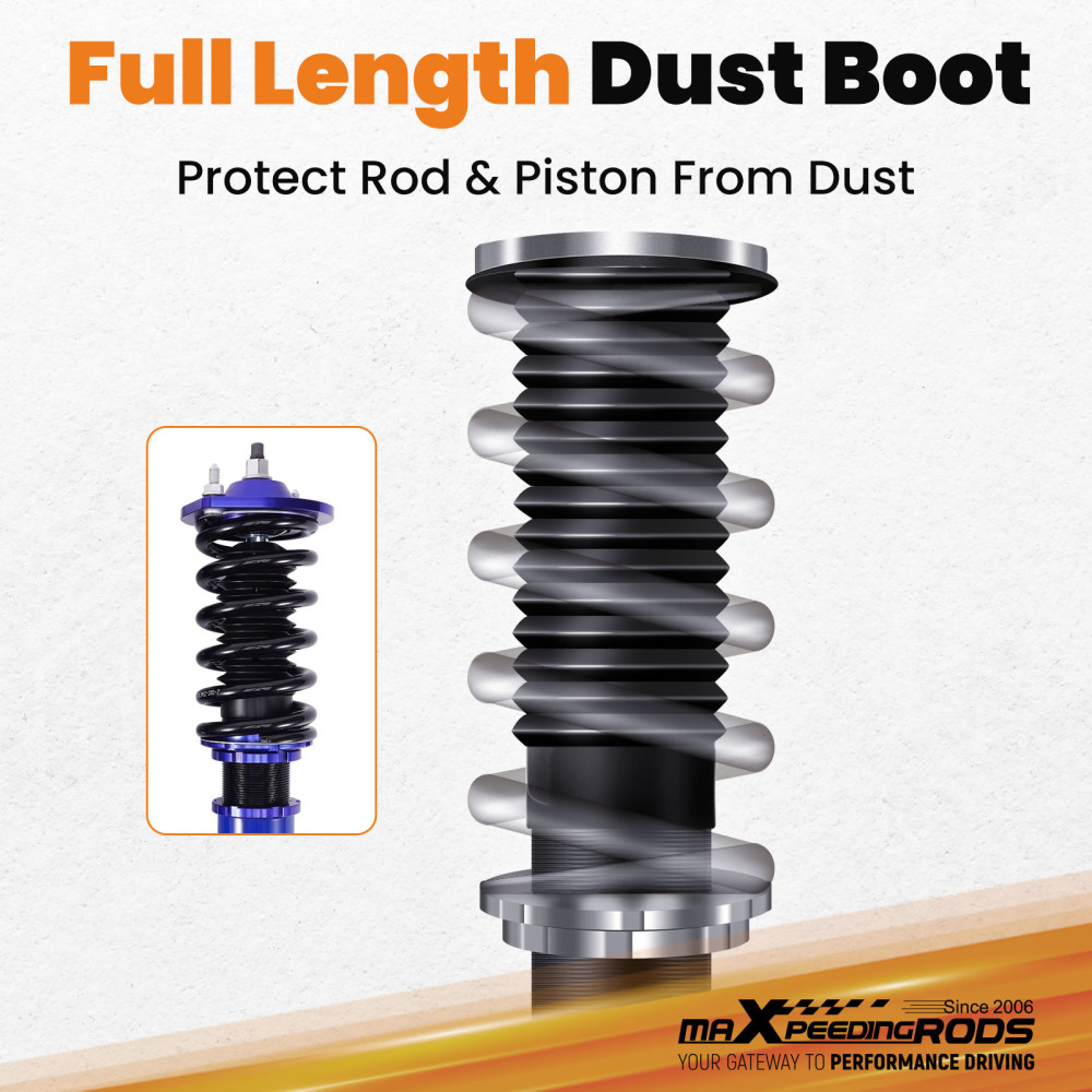 Compatible for Mazda Miata MX5 1989 - 2005 NA Shock Absorber Coil Spring Strut Coilovers Lowering Kit