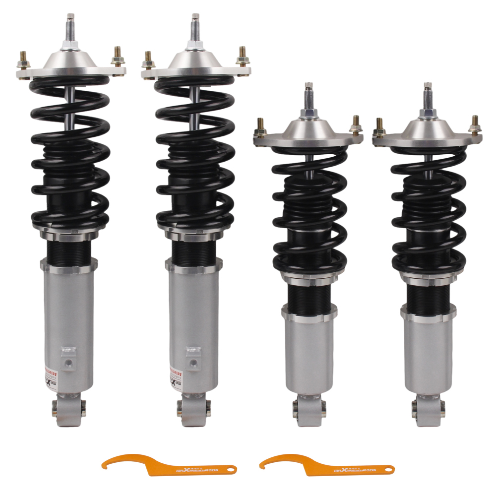 1990 - 2005 compatible for Mazda Miata Adjustable Coilovers Suspension Grey