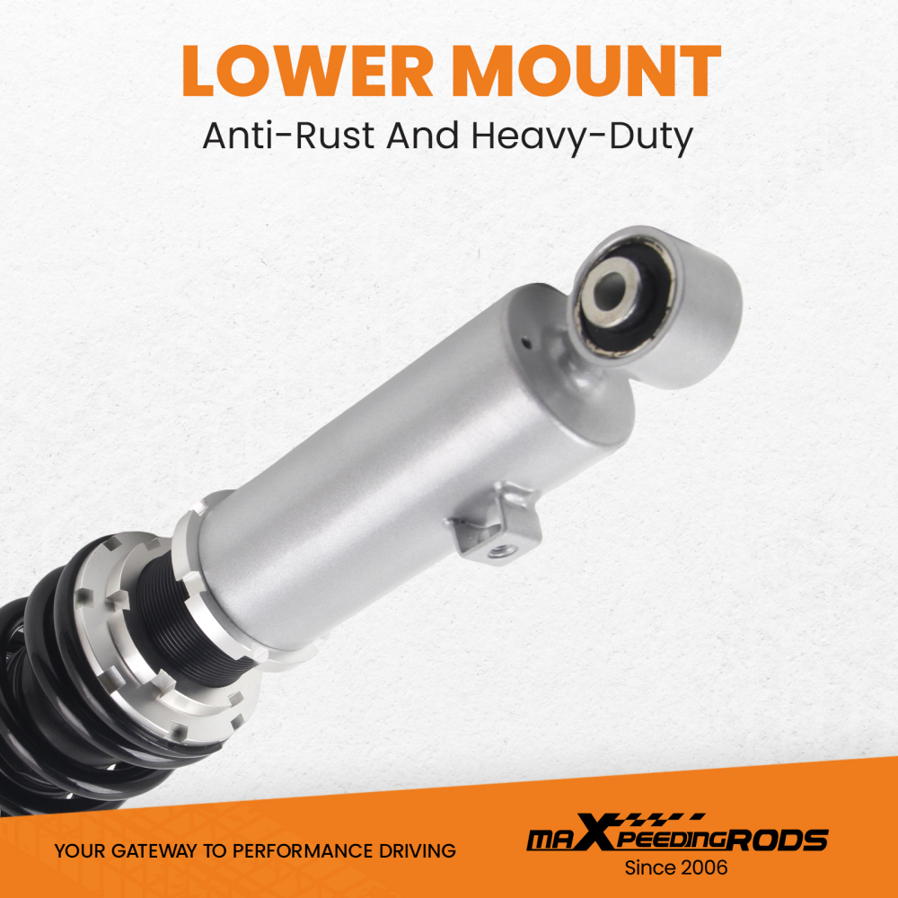 1990 - 2005 compatible for Mazda Miata Adjustable Coilovers Suspension Grey