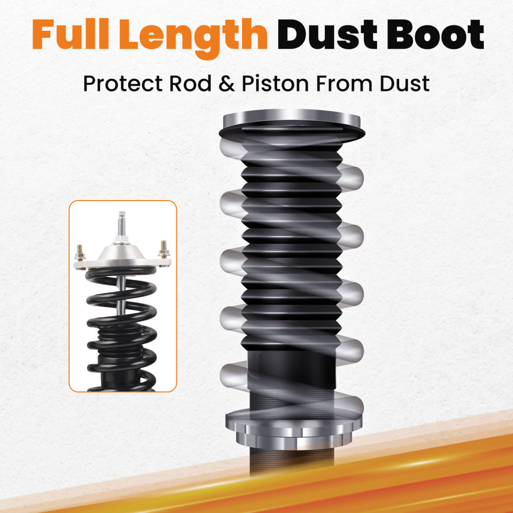 1990 - 2005 compatible for Mazda Miata Adjustable Coilovers Suspension Grey