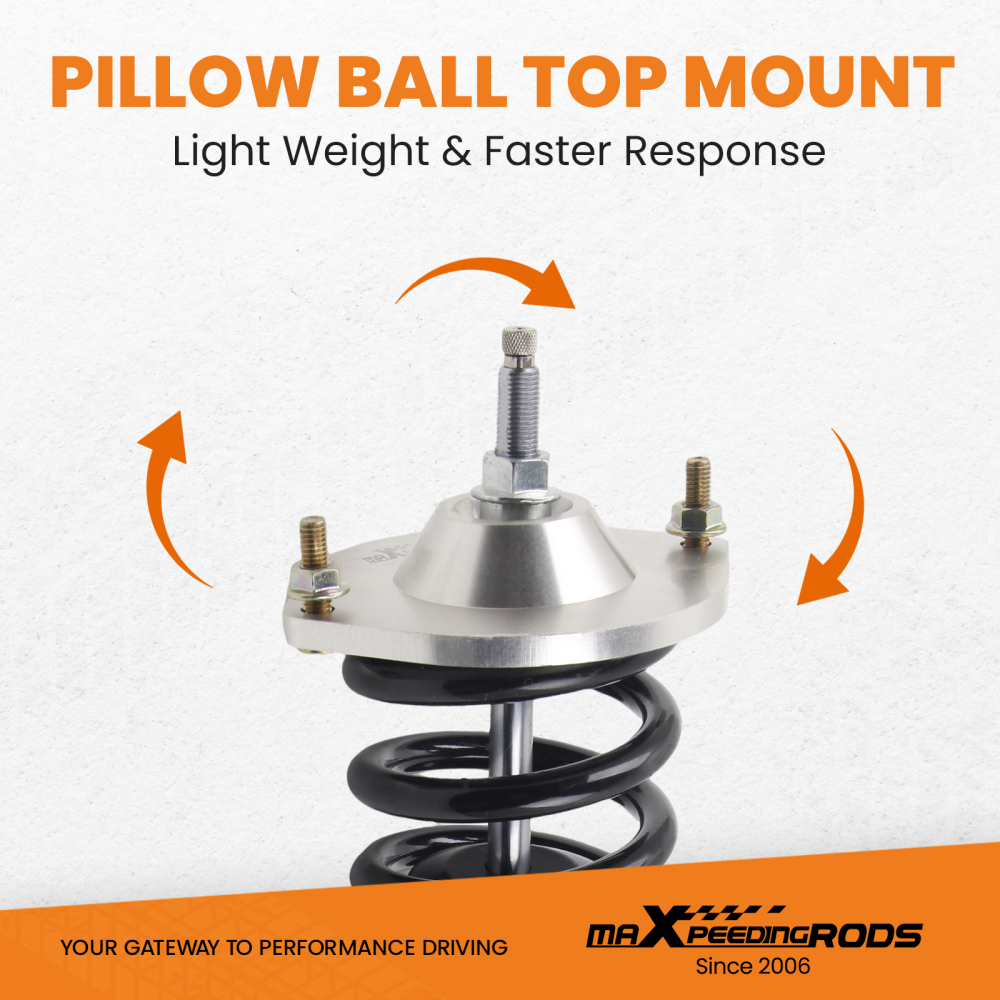 1990 - 2005 compatible for Mazda Miata Adjustable Coilovers Suspension Grey