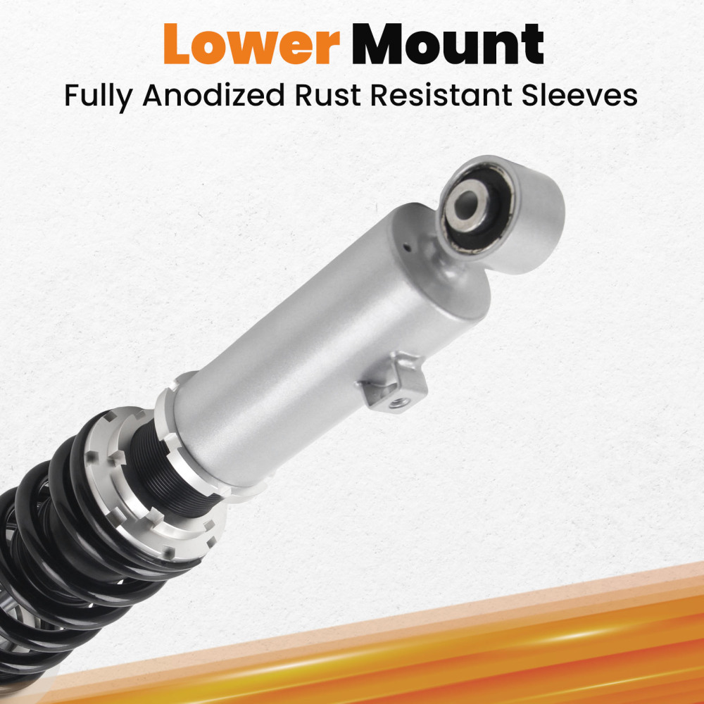 1990 - 2005 compatible for Mazda Miata Adjustable Coilovers Suspension Grey