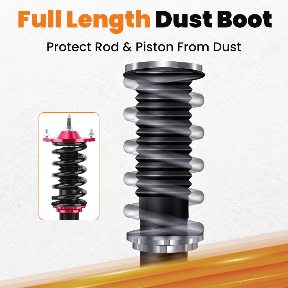 Compatible for Mazda MX5 MK1 NA Miata Suspension 1989-2005 24 Damper Adjustable Coilovers Lowering Kit