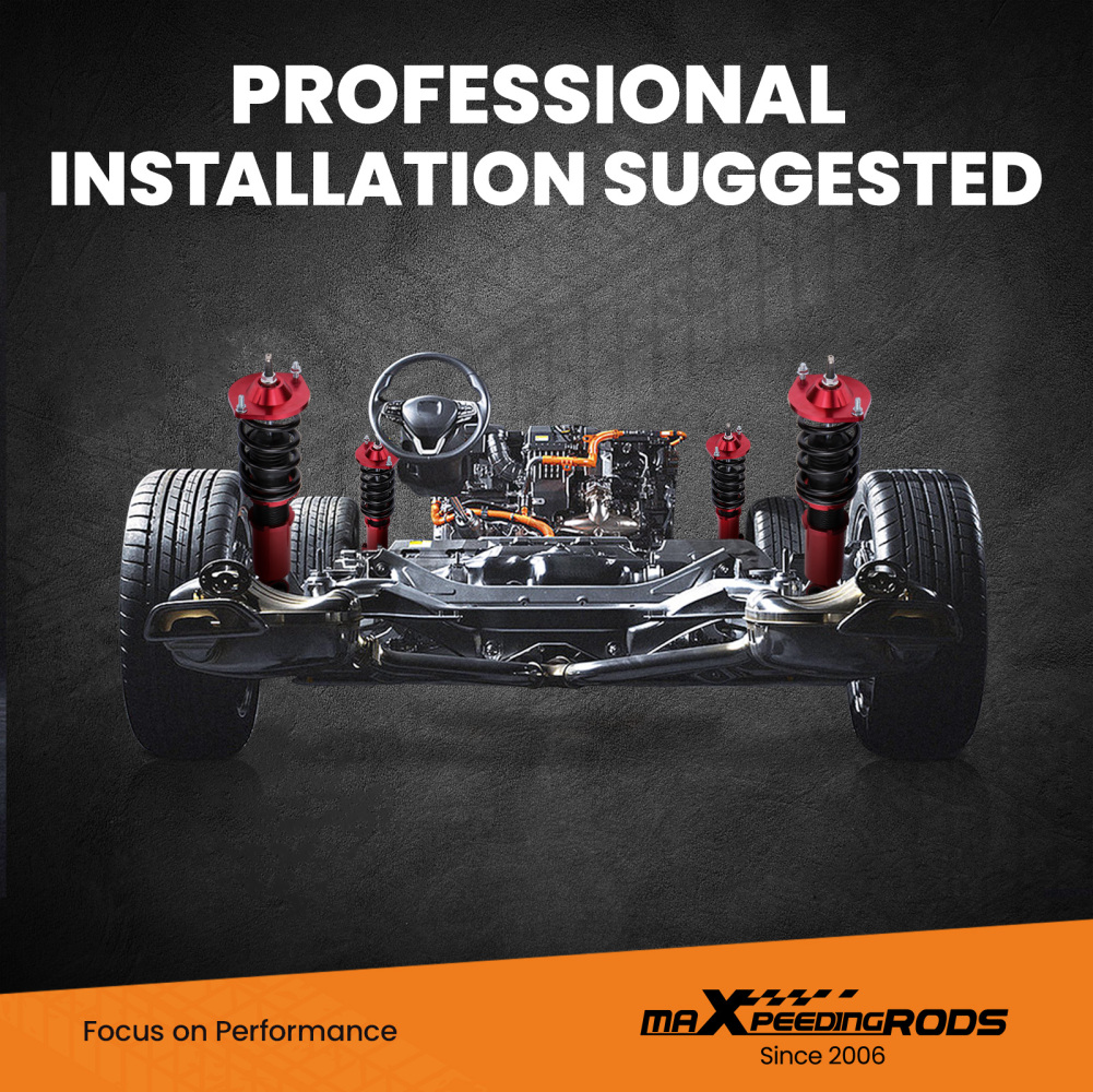 Compatible for Mazda MX5 MK1 NA Miata Suspension 1989-2005 24 Damper Adjustable Coilovers Lowering Kit